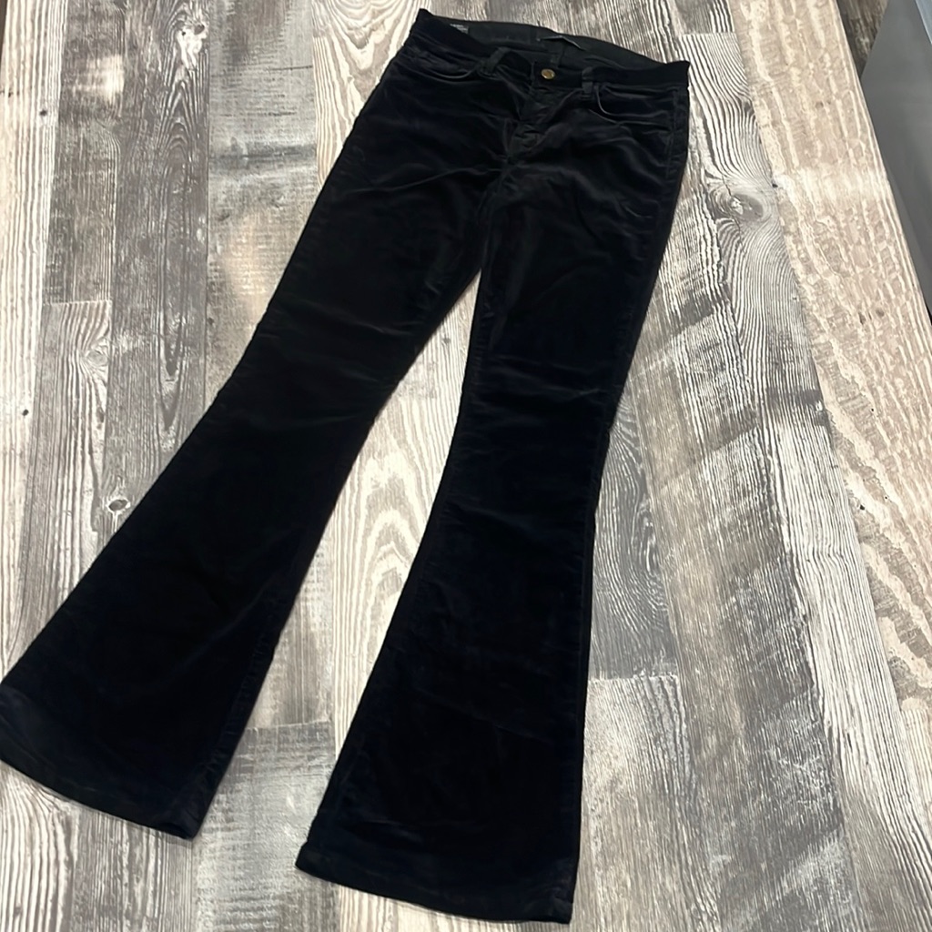 J Brand Velvet Bell Bottoms